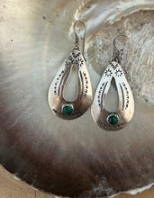 Load image into Gallery viewer, Vintage Silver Southwest Earrings