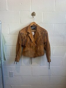 Vintage Suede Fringe Jacket