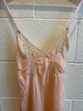 Load image into Gallery viewer, Antique 1930&#39;s / 1940&#39;s Silk Peach Nighty/Step In