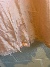 Load image into Gallery viewer, Antique 1930&#39;s / 1940&#39;s Silk Peach Nighty/Step In