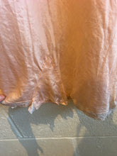 Load image into Gallery viewer, Antique 1930&#39;s / 1940&#39;s Silk Peach Nighty/Step In
