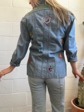Load image into Gallery viewer, Vintage Lee Embroidered Denim Button Down
