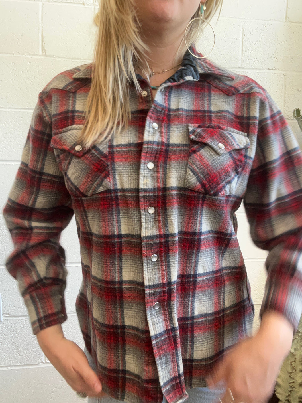 Vintage Pendleton Plaid Button Down