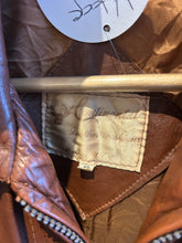 Load image into Gallery viewer, Vintage Brown Leather Jacket