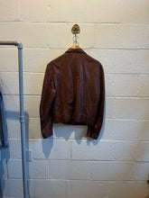 Load image into Gallery viewer, Vintage Brown Leather Jacket
