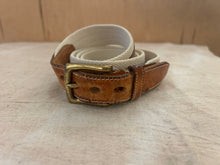 Load image into Gallery viewer, Vintage Cream Tan Belt