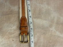 Load image into Gallery viewer, Vintage Cream Tan Belt