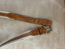Load image into Gallery viewer, Vintage Cream Tan Belt