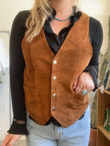 Vintage Suede Vest
