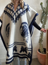 Load image into Gallery viewer, Vintage Equestrian Poncho