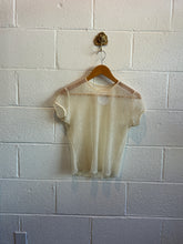 Load image into Gallery viewer, Vintage Cream Mesh Top