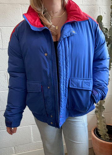 Vintage Lands End Puffer Jacket