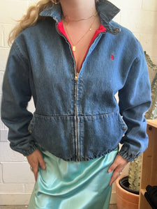 Vintage Polo by Ralph Lauren Denim Zip Jean Jacket