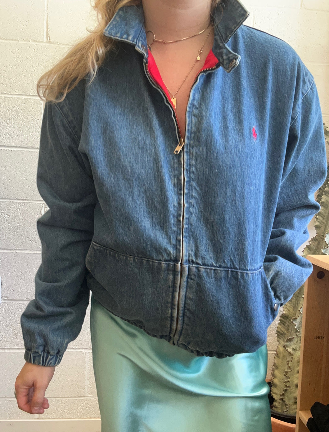 Vintage Polo by Ralph Lauren Denim Zip Jean Jacket