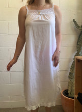 Load image into Gallery viewer, Vintage White Cotton Dress/Nighty