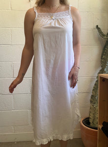 Vintage White Cotton Dress/Nighty