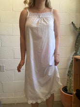 Load image into Gallery viewer, Vintage White Cotton Dress/Nighty