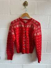 Load image into Gallery viewer, Vintage Red Knit Sweater