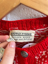 Load image into Gallery viewer, Vintage Red Knit Sweater
