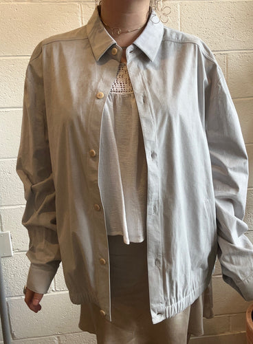 Faux Suede St. Croix Button Down