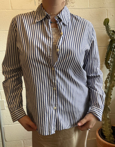 Vintage Anne Taylor Striped Button Down