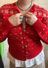 Load image into Gallery viewer, Vintage Red Knit Sweater