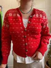 Load image into Gallery viewer, Vintage Red Knit Sweater