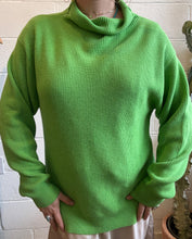 Load image into Gallery viewer, Pre-Loved Green Knit Sweater