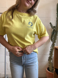 Vintage Outrigger Canoe Club Yellow Tee Shirt