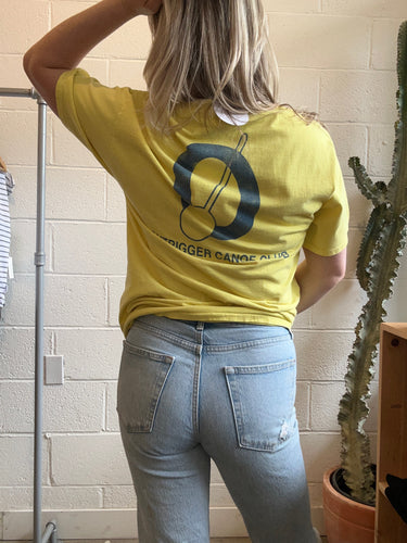 Vintage Outrigger Canoe Club Yellow Tee Shirt