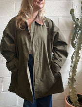 Load image into Gallery viewer, Vintage Dark Green Collared Jacket