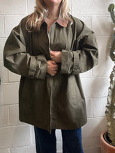 Load image into Gallery viewer, Vintage Dark Green Collared Jacket