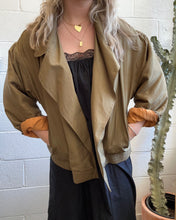 Load image into Gallery viewer, Vintage Silk Green Jacket