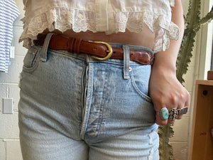Brown Vintage Coach Belt