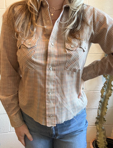 Vintage Levis Snap Button Down Top