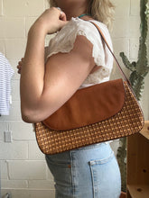 Load image into Gallery viewer, Vintage Brown Woven Brahmin Purse