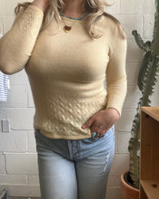 Load image into Gallery viewer, Vintage Cream Cashmere Pullover Sweater