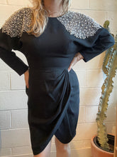 Load image into Gallery viewer, Vintage Lillie Rubin Pearl Cocktail Dress