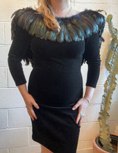 Load image into Gallery viewer, Vintage Anne Green Feather Dress