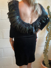 Load image into Gallery viewer, Vintage Anne Green Feather Dress