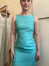 Load image into Gallery viewer, Vintage Ann Taylor Blue Floral Tank Dress