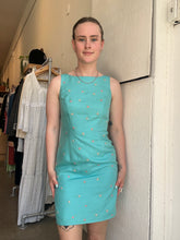 Load image into Gallery viewer, Vintage Ann Taylor Blue Floral Tank Dress