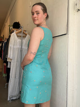 Load image into Gallery viewer, Vintage Ann Taylor Blue Floral Tank Dress