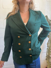 Load image into Gallery viewer, Vintage Green Ann Freedberg Blazer