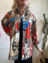 Load image into Gallery viewer, Vintage Wrangler Print Men&#39;s Button Down