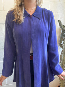 Vintage Dark Purple Blouse