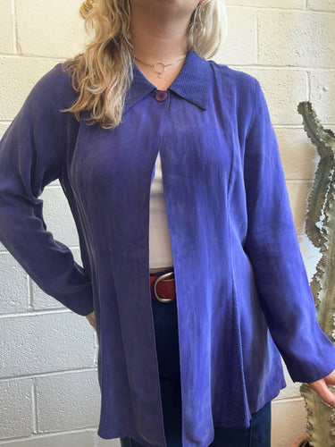 Vintage Dark Purple Blouse