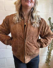 Load image into Gallery viewer, Vintage Quilted Eddie Bauer Suede Jacket