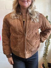 Load image into Gallery viewer, Vintage Quilted Eddie Bauer Suede Jacket