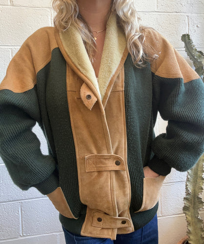 Vintage Wild Tiger Wilderness Bomber Jacket